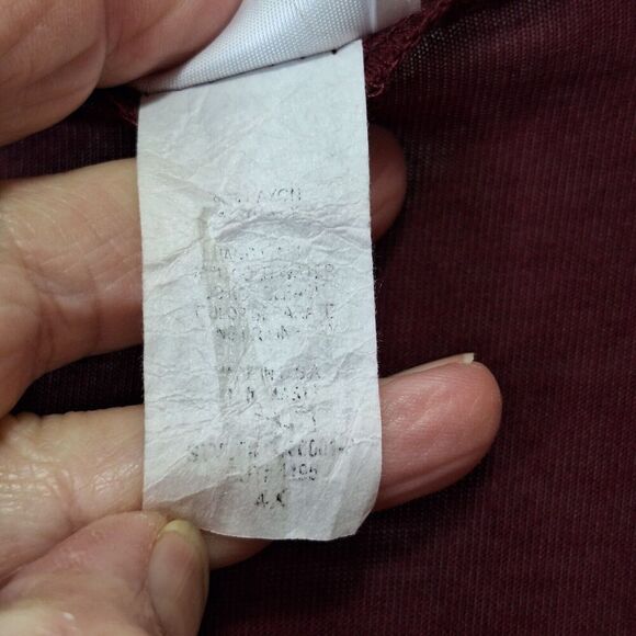 Bellino Womens 4X Open Front Fly Away Cardigan Asymmetrical Wine Red‎ Burgundy - Picture 9 of 9